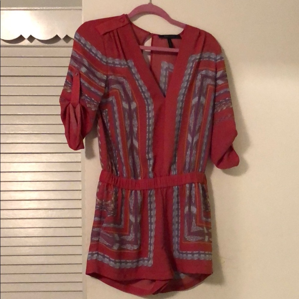 BCBG Pink Romper